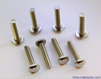 【供應(yīng)M8*65T型螺栓 不銹鋼材質(zhì)】價格,廠家,圖片,螺栓/螺柱,蘇州金銘鼎五金制品-